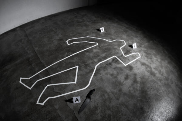 Escena de un crimen. Foto: fuente externa. 