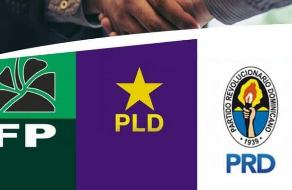 Imagen logo FP, PLD y PRD. (Foto: Fuente externa) 