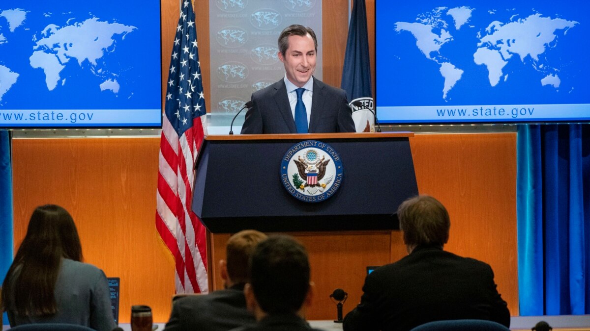 El portavoz del Departamento de Estado de EE.UU., Matthew Miller, en una rueda de prensa, dijo que Washington se está beneficiando del conflicto ucraniano. Foto: Fuente Externa