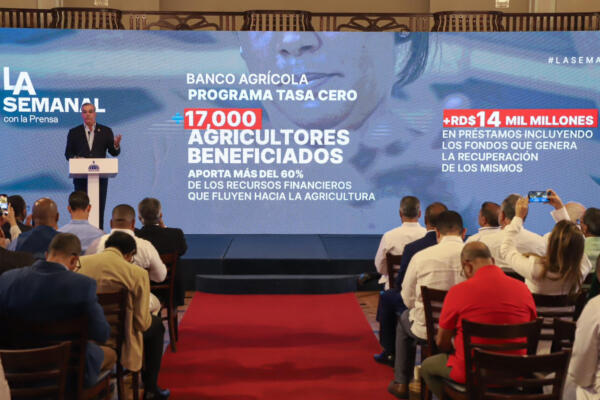 Presidente Abinader ofreció los detalles en LA Semanal. (Foto: Fuente externa) 