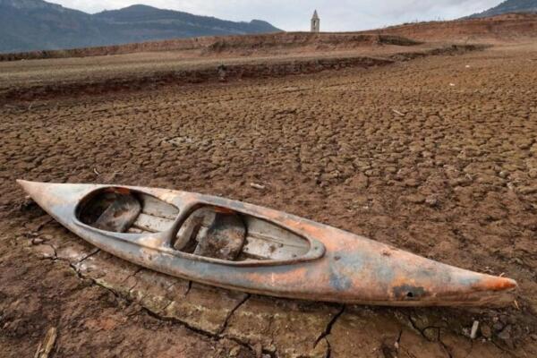 Sequía en la provincia de Girona, en Cataluña, España. Foto: fuente externa.