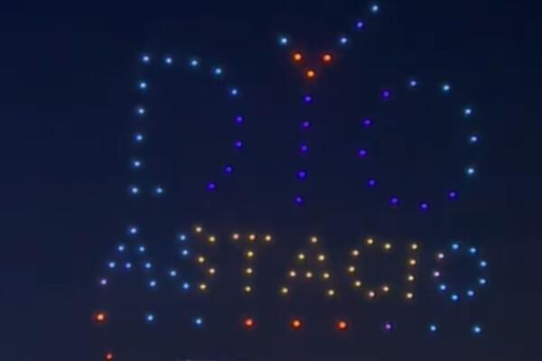 Drones promovian candidatura de Dio Astacio. 
Foto: CDN