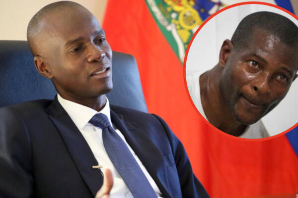 El asesinado presidente de Haití, Jovenel Moïse y exinformante de la DEA, Joseph Vincent. Foto: CDN Digital