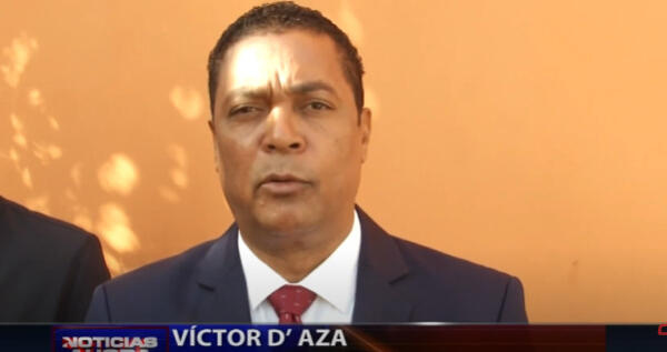 Víctor D’ Aza aseguró que lograron la victoria en más de un 90% de los municipios como habían predicho. Foto: Fuente Externa
