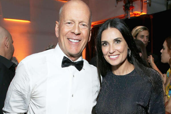 Bruce Willis y su exposa Demi Moore. Foto: fuente externa. 