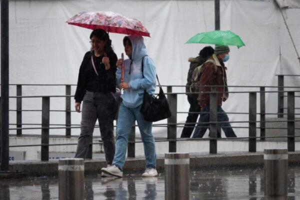 Lluvias en México el jueves 1ro de febrero. Foto: fuente externa. 
