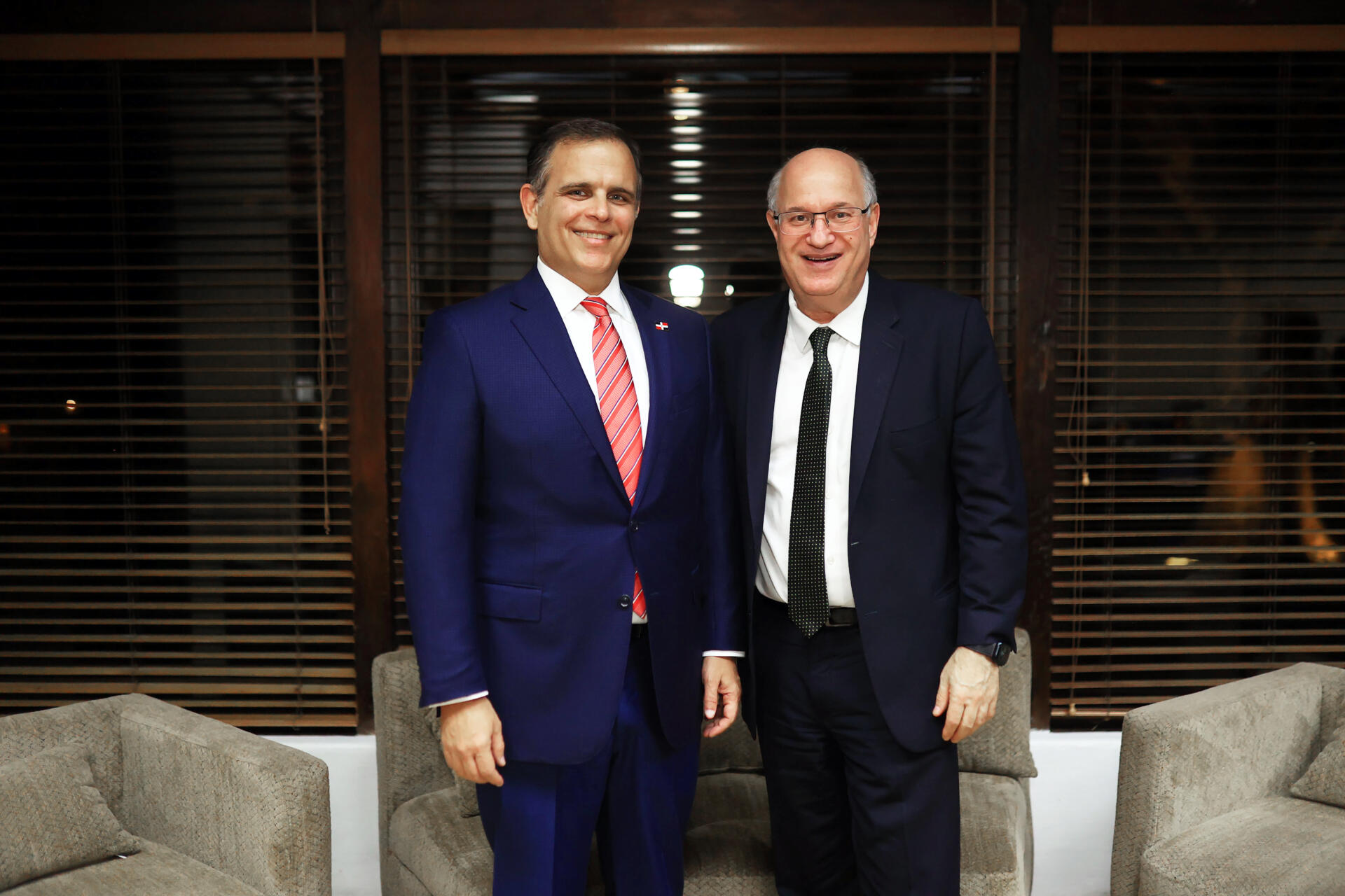 Jochi Vicente y presidente del BID