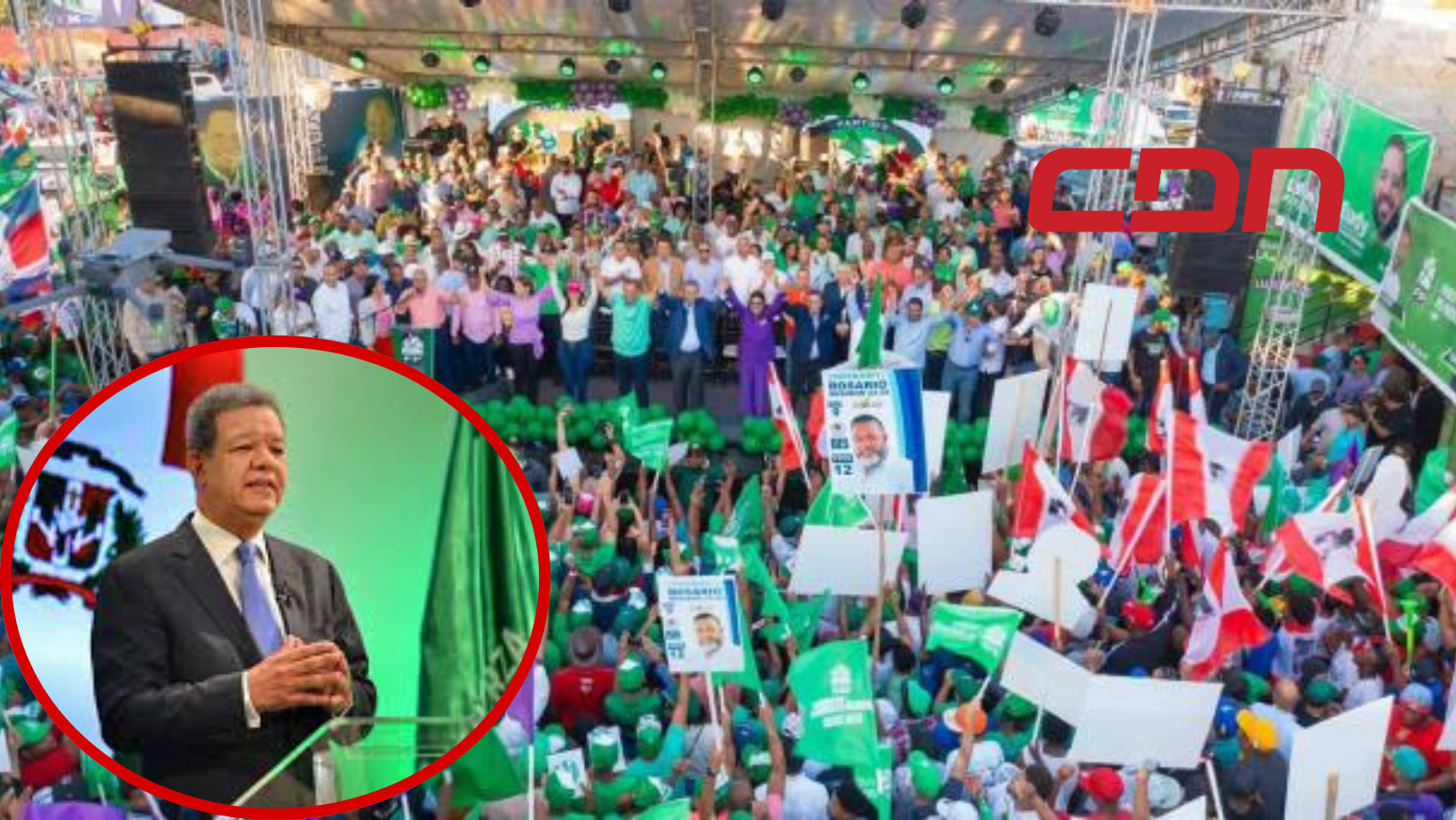 Leonel Fernández no no descartó la unión en las elecciones congresuales. Foto: Fuente CDN Digital