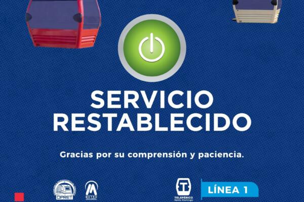 Opret informa restablecimiento de servicio Teleférico. (Foto: Fuente externa).