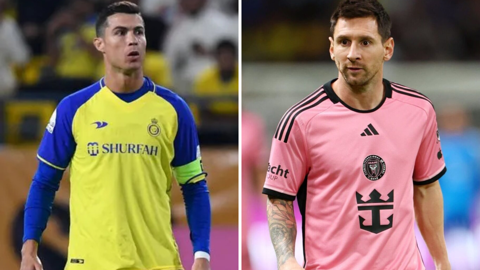 Cristiano Ronaldo, futbolista portugués y Leo Messi, futbolista argentino. Foto: CDN Digital