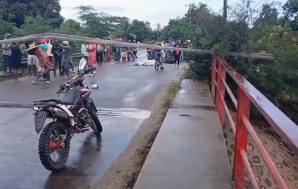 Dos personas fallecidas en Haití. (Foto: fuente externa)