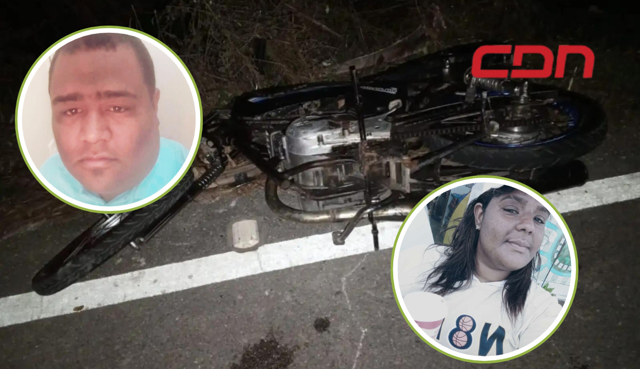 Dos hermanos resultaron muertos en un accidente ocurrido la noche del viernes en Cabrera. Foto: Fuente CDN Digital