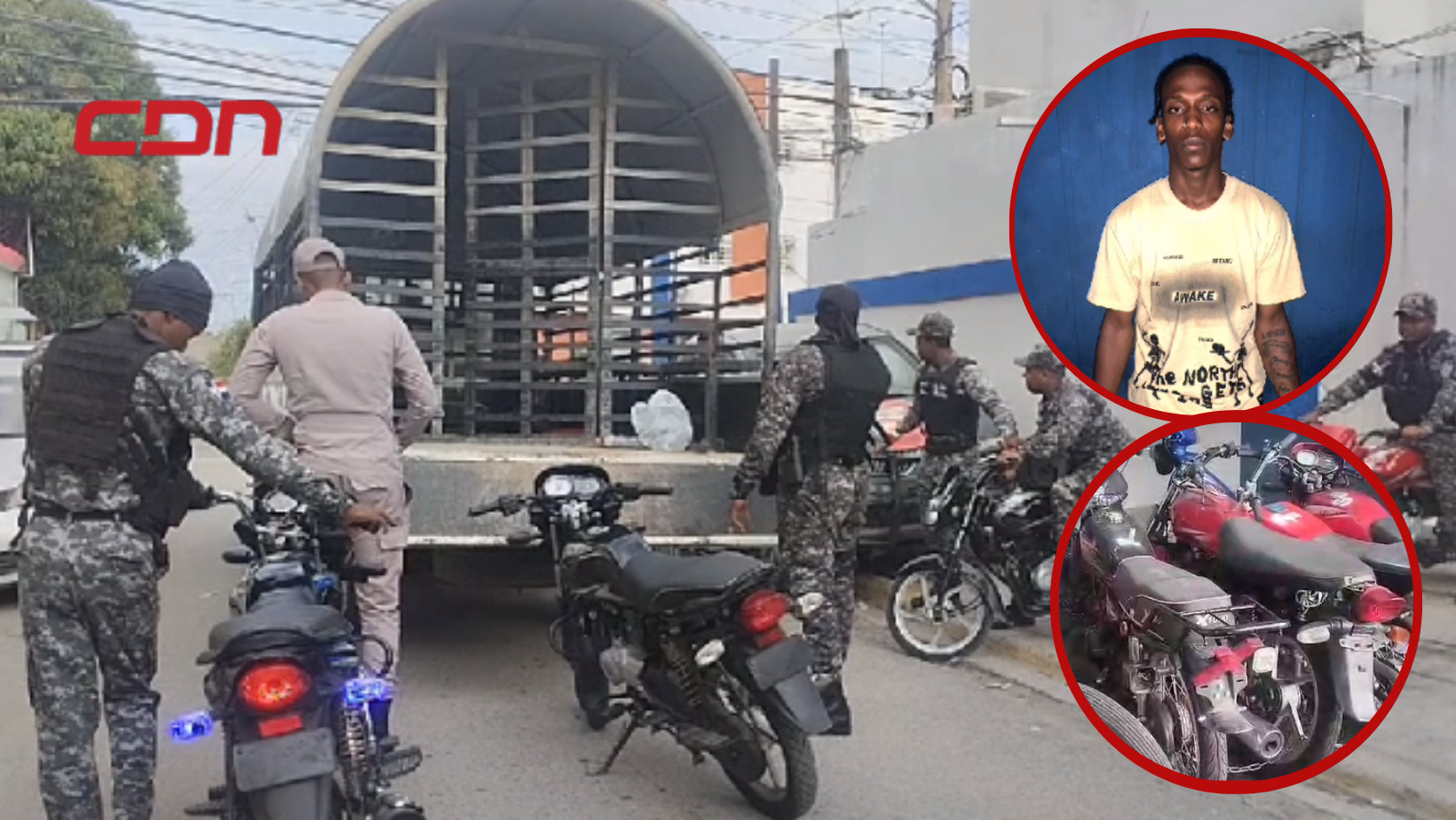 Vicent Manzueta dominico-haitiano, es el alegado cabecilla de la red dedicada al robo de motos