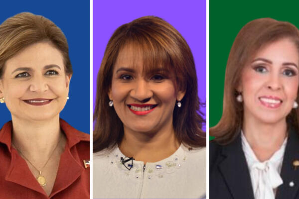 Candidatas vicepresidenciales PRM, PLD, y  FP
Foto: CDN Digital