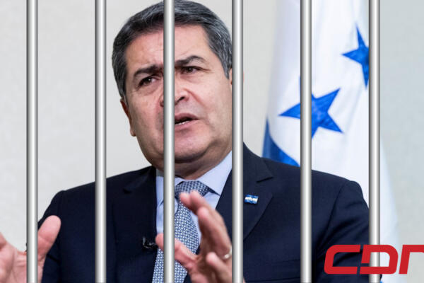 El expresidente de Honduras, Juan Orlando Hernández, fue declarado culpable por el Gobierno de EE.UU. de tres cargos de narcotráfico. Foto: CDN Digital 