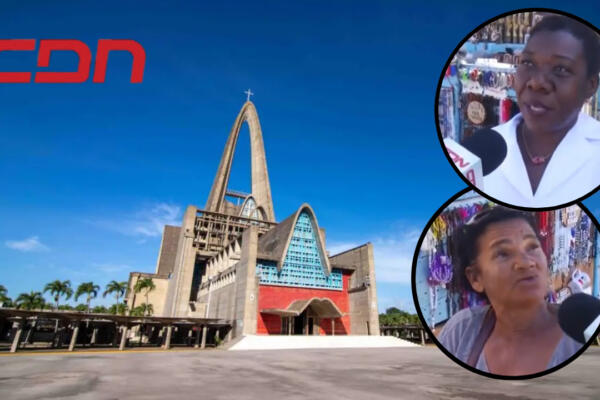 Activo movimiento de personas este Jueves Santo en la Basílica de Higüey