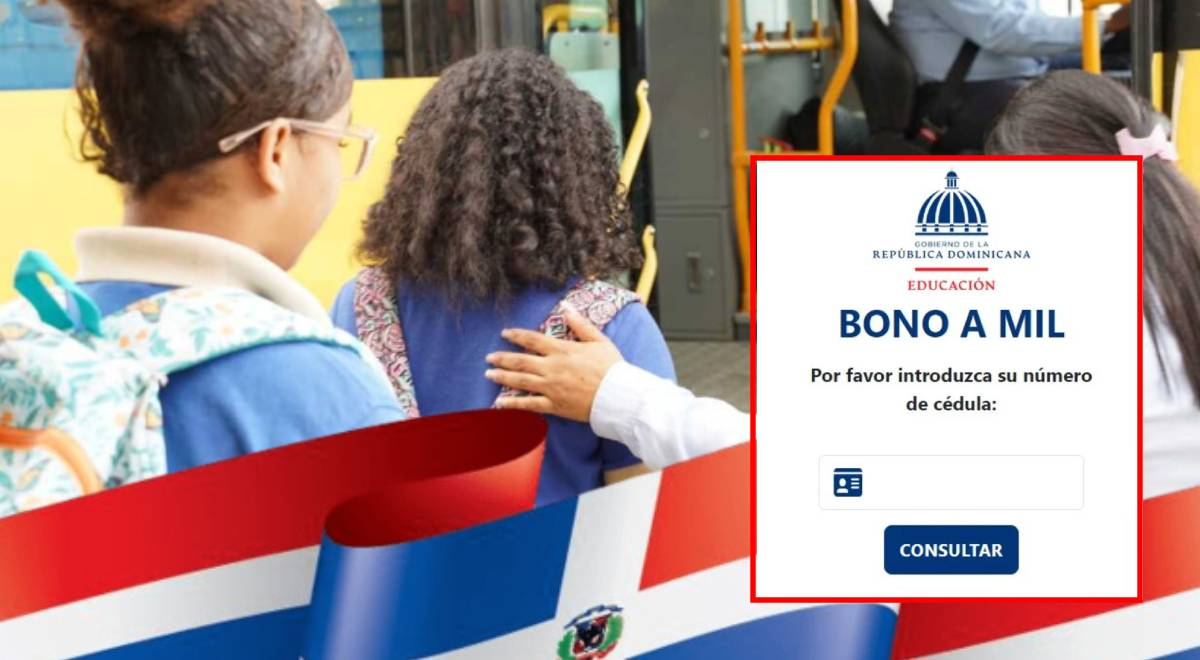 Consulta Bono a Mil 2024 verifica con cédula y cobra en RD