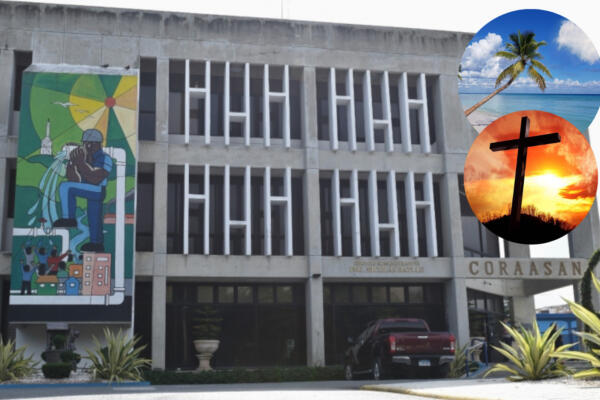Fachada de la Corporación del Acueducto y Alcantarillado de Santiago (Coraasan). Foto: CDN digital. 