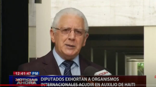 Diputados de distintas bancadas exhortan a los organismos internacionales a hacerse cargo de la crisis haitiana. Foto: Fuente externa