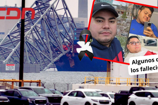 Los rostros de algunas de las víctimas del colapso del puente en Baltimore. Foto CDN Digital