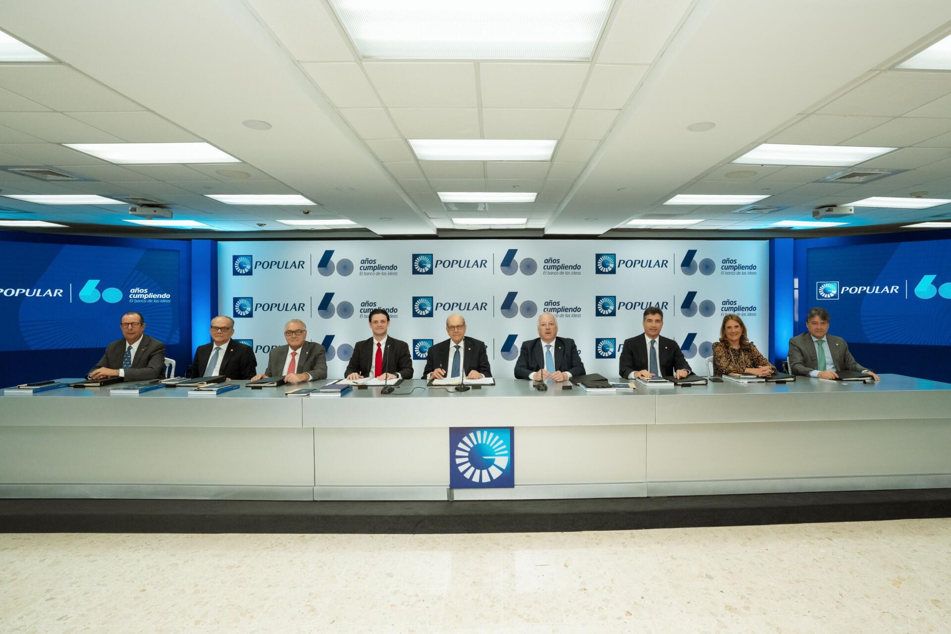 Ejecutivos del Banco Popular Dominicana Foto: fuente externa