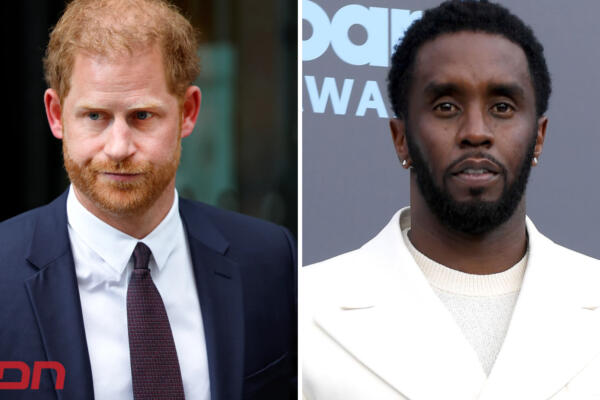 El Príncipe Harry y Rapero estadounidense Sean Combs (Diddy). Foto: CDN Digital