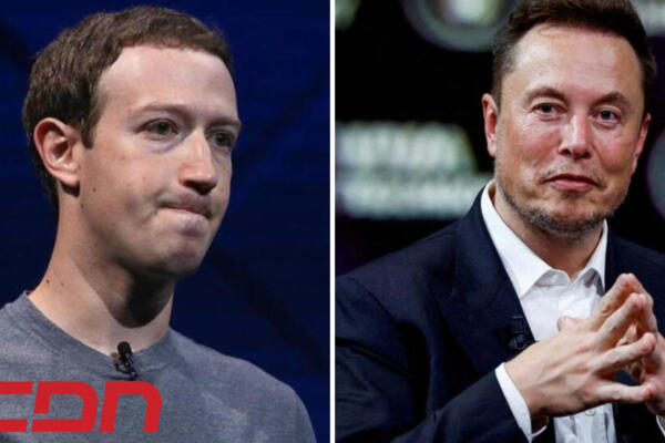 El CEO de Meta, Mark Zuckerberg y el CEO de Tesla Motors, Elon Musk. Foto: CDN Digital
