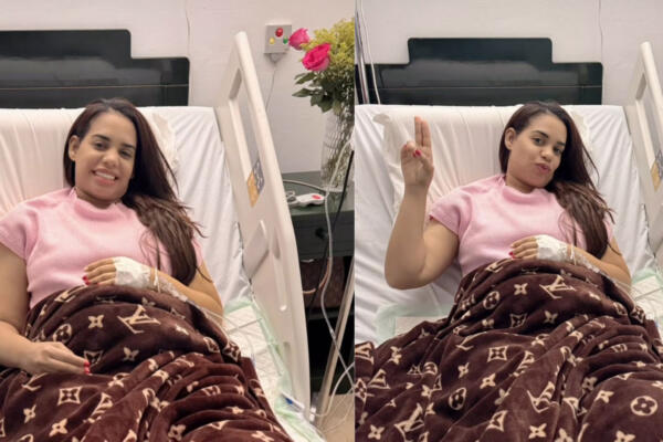 Fotos que publicó Betty Gerónimo anunciando su cirugía. Foto: CDN digital. 