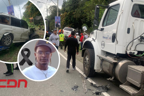 Joven muere momento en que cambiaba goma a camión tanquero. Foto CDN Digital