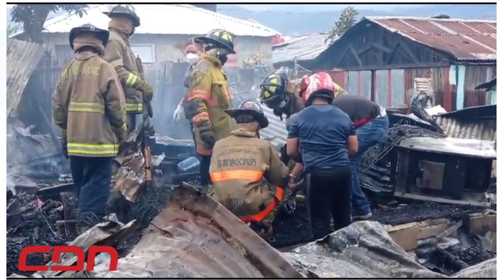 Muere niño de dos años durante un incendio en Constanza