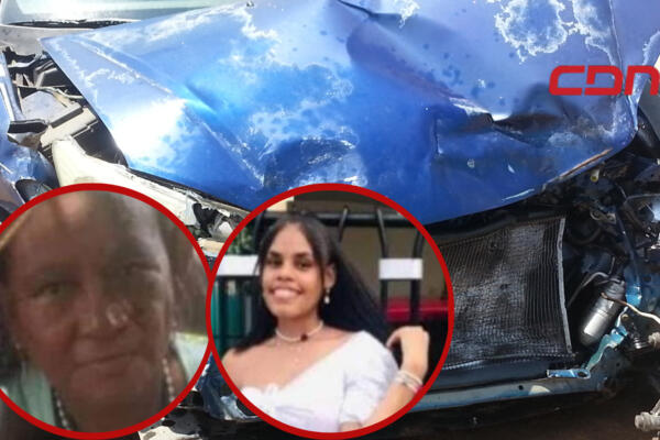 Gloria Monegro y su nieta Linett Hernández. (Foto: fuente externa)