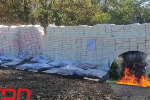  Incineran cerca de 2 toneladas de drogas