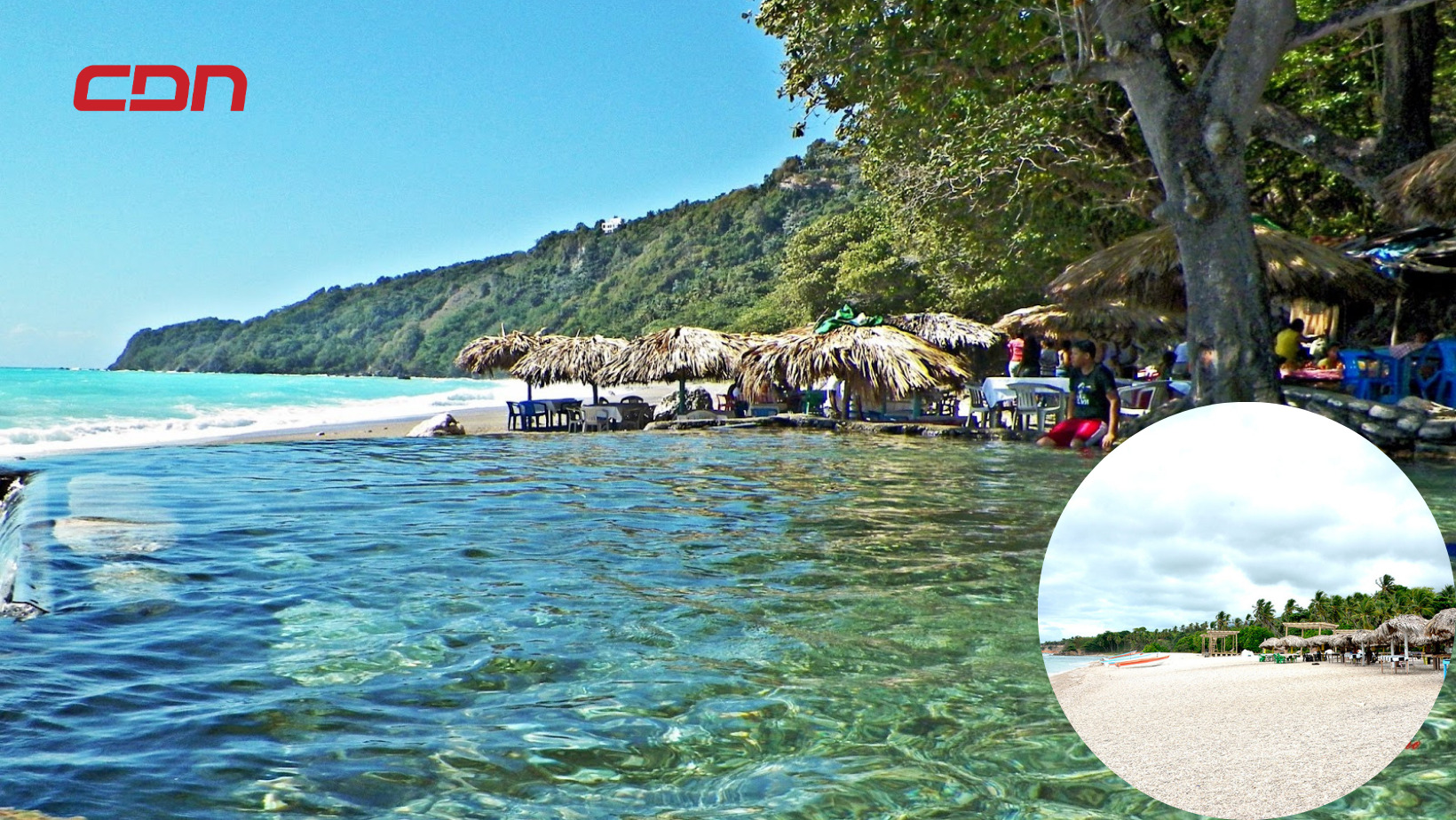 Decenas de bañistas disfrutan balnearios de Barahona en ocasión de Semana Santa