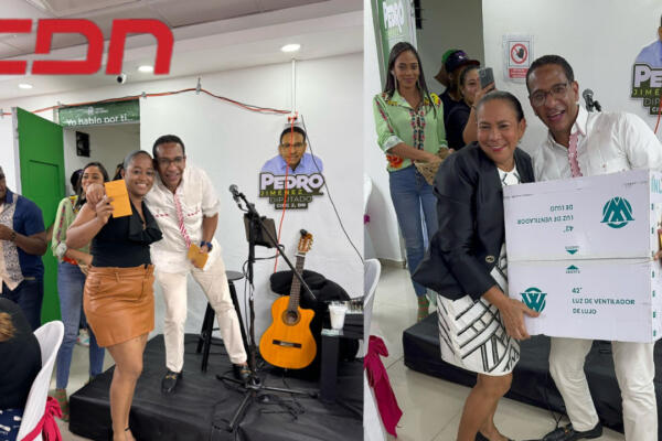 Candidato Pedro Jiménez realiza agasaje coordinadoras políticas de su equipo de trabajo. Foto CDN Digital