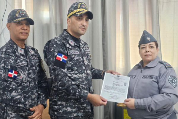 La coronel María Isabel Gil Morales como nueva comandante de la Penitenciaría Nacional de La Victoria. Foto: fuente externa. 