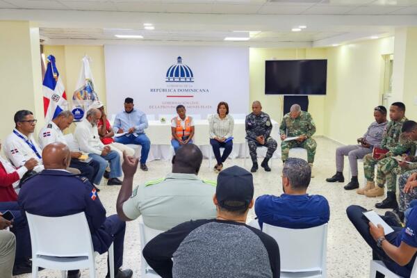 Coordinan  operativo de «Semana Santa» en Monte Plata. (Foto: fuente externa)