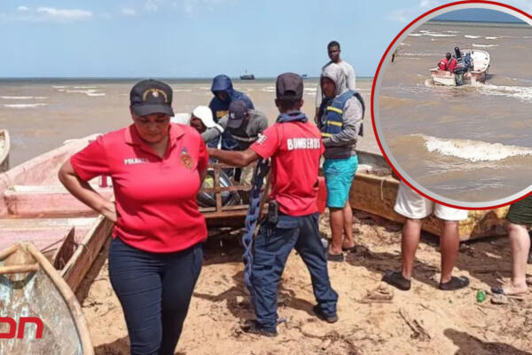 La Defensa Civil, los Bomberos y moradores se unen para encontrar a las personas desaparecidas tras zozobrarse embarcación en Sabana de la Mar. Foto: CDN Digital 
