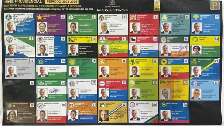 JCE y partidos concluyen revisión de boletas elecciones