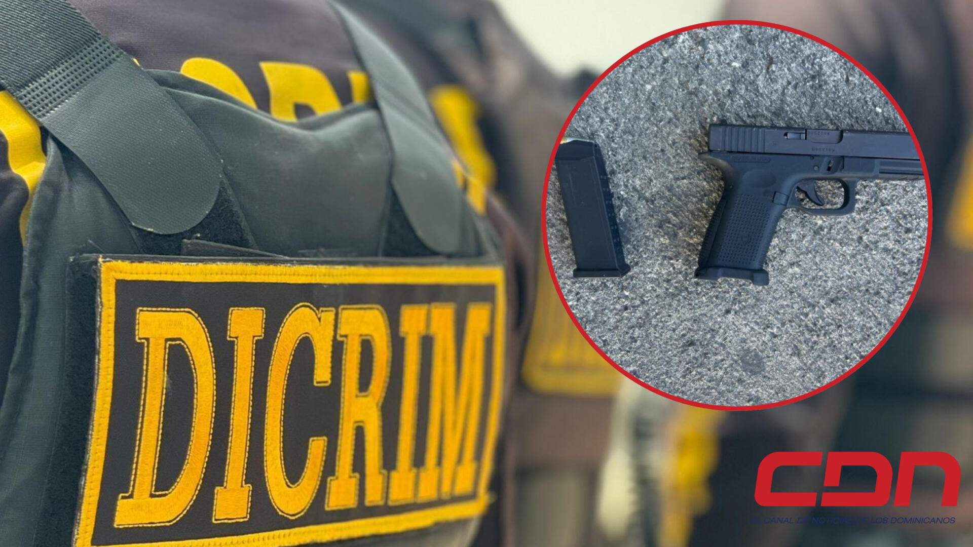Policía mata al haitiano “Carpuela” al enfrentar agentes con pistola Glock