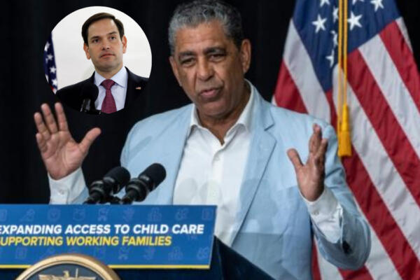 Adriana Espaillat y senador Marco Rubio. Foto: CDN digital. 