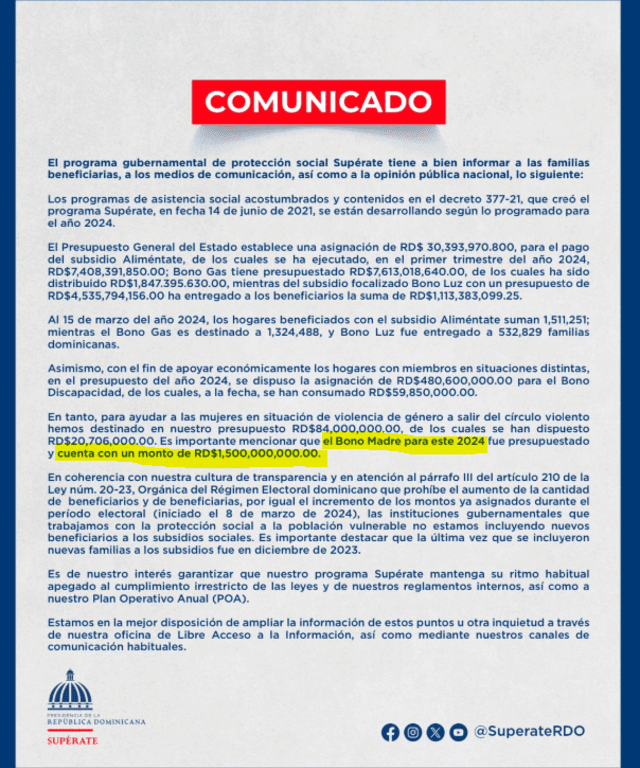 Bono Madre 2024: ¿Cuándo pagarán el cariñito y quiénes cobran?