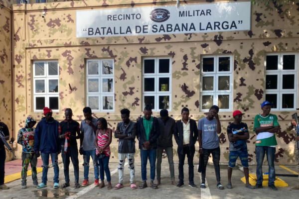 Haitianos capturados por el CESFronT. Foto: fuente externa. 