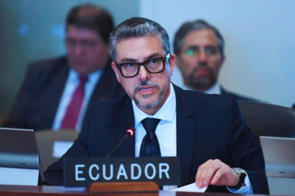El viceministro de Movilidad Humana de Ecuador, Alejandro Dávalos. Foto: Fuente externa