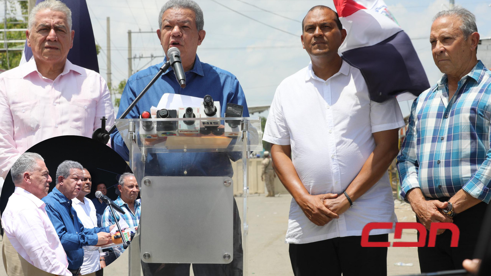 El presidente de la Fuerza del Pueblo, afirmó que, ninguna entidad extranjera puede trazar pautas en temas migratorios. Foto: CDN