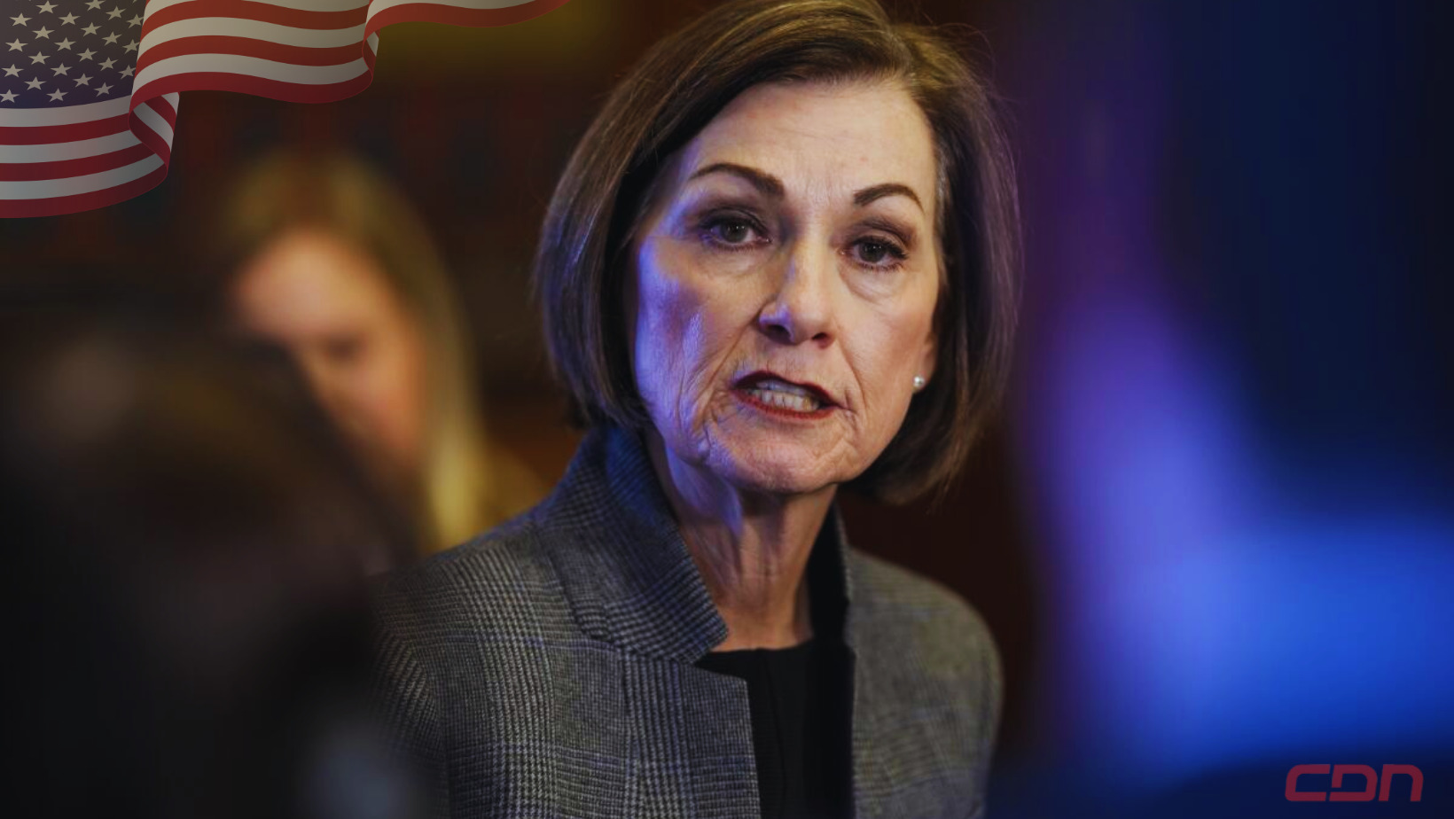 La gobernadora de Iowa, Kim Reynolds. Foto: Fuente externa