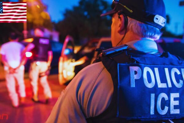 Miembros del Servicio de Control de Inmigración y Aduanas (ICE) arrestaron a un dominicano por tráfico de fentanilo y asesinato. Foto: CDN Digital