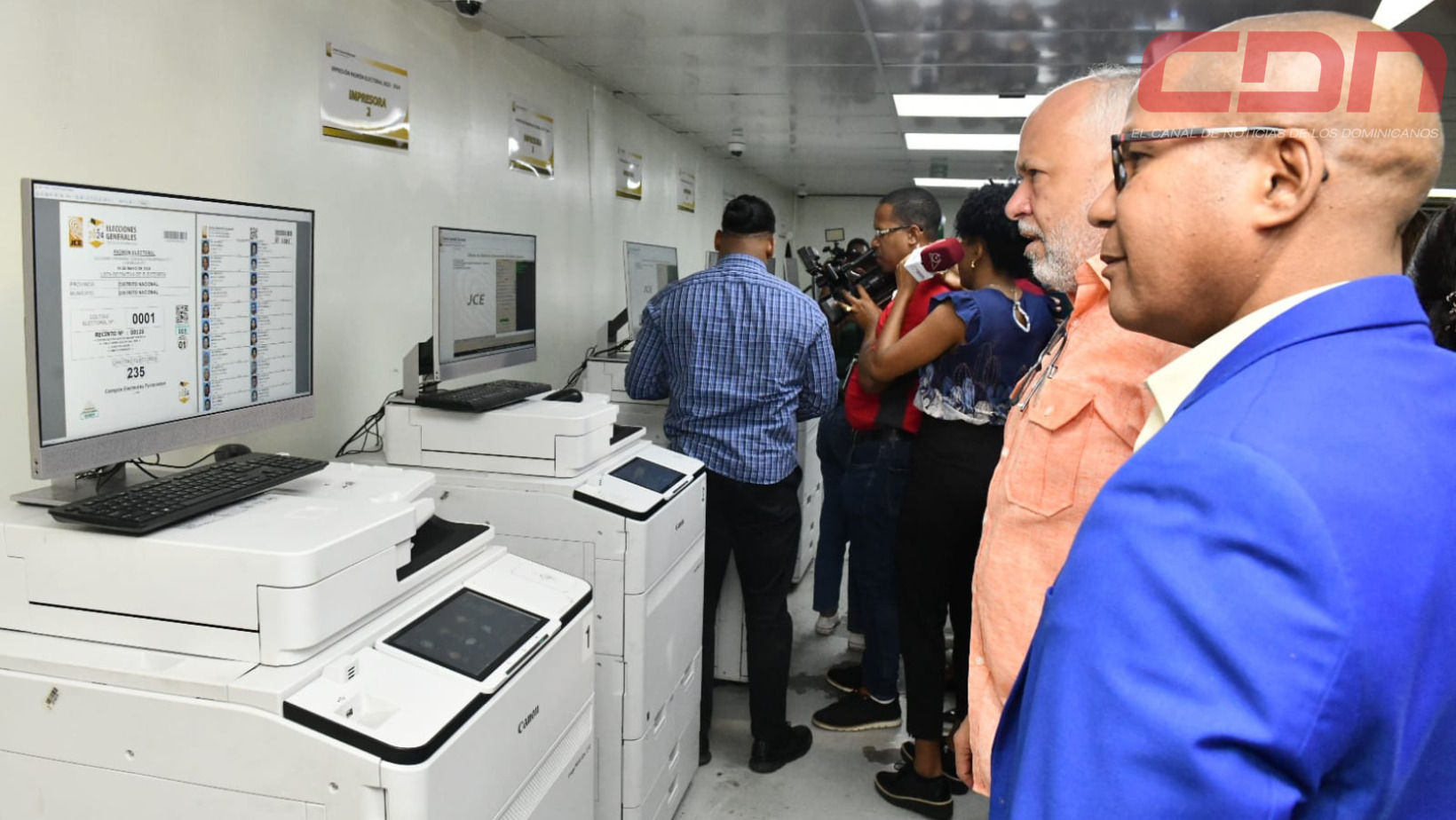 JCE inicia impresión del padrón electoral para elecciones presidenciales y congresuales