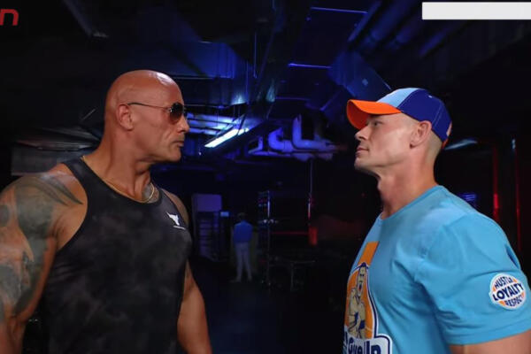 John Cena y Dwayne Johnson. Foto: Fuente externa