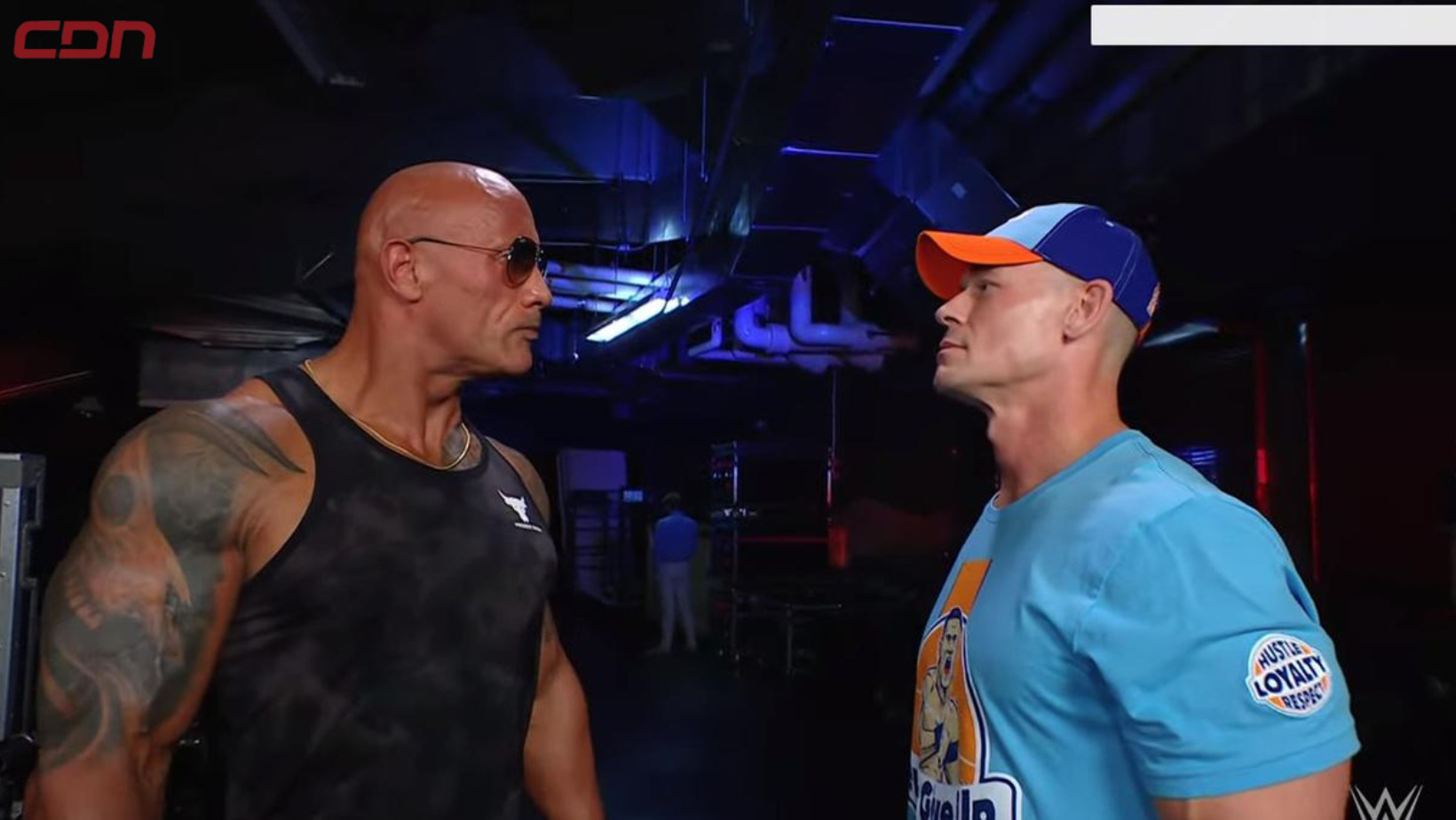 John Cena y Dwayne Johnson. Foto: Fuente externa