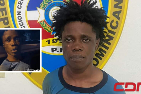 Fernet Louis, nacional haitiano que le quitó la vida a su hermano gemelo. Foto CDN Digital